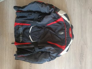 Chaqueta Moto Richa Mujer Negra y Roja