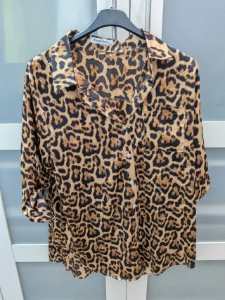 Camisa Leopardo Foresta Bella Talla L