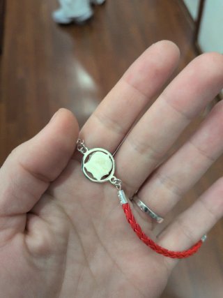Pulsera FC Barcelona Plata y Cuero Adulto