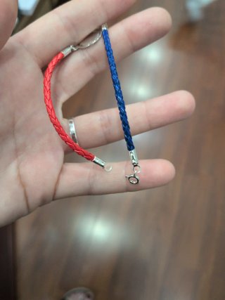 Pulsera FC Barcelona Plata y Cuero Adulto