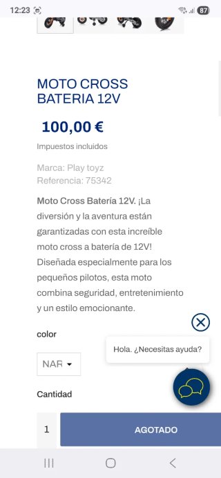 2 Motos Eléctricas Infantiles Nuevas