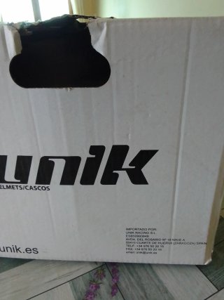 Casco Moto Unik Talla L Blanco