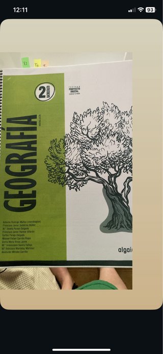 Libro Geografia 2 de bachillerato. Algaida