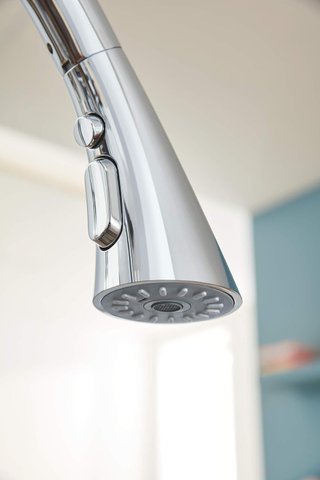 Rubinetto Grohe monocomando per lavello con doccetta estraibile e canna girevole