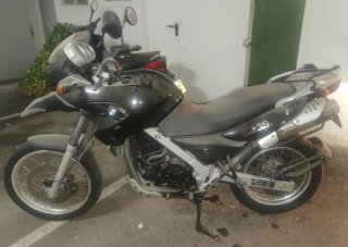 BMW 650 GS Negra