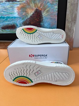 Superga blancas unisex talla 41