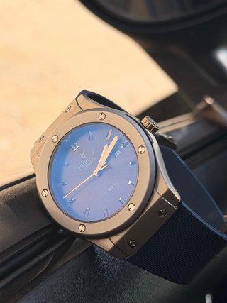 Reloj Hublot Geneve Quartz Plata