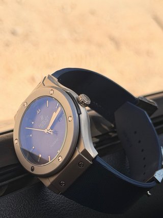 Reloj Hublot Geneve Quartz Plata