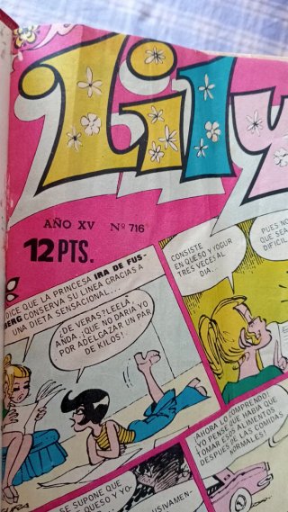 Revistas Lily encuadernadas. Del 716 al 809.
