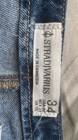 Falda pantalón vaquera Stradivarius