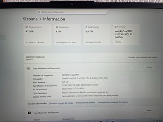 Portátil Lenovo Legion 5 5Ghz/16Gb/512Gb/RTX2060