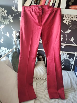 Pantalón vestir Tintoretto en burdeos (rojo oscuro