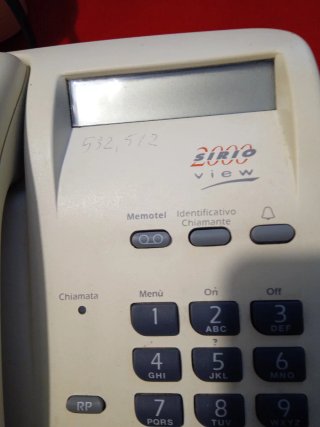 Telefono fisso vintage Telecom Italia bianco