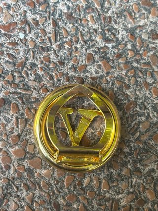 Ferma foulard vintage Valentino oro