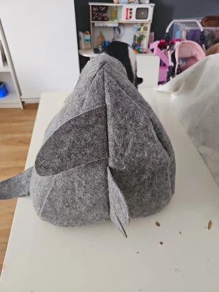 Cama para gato/perro diseño tiburón
