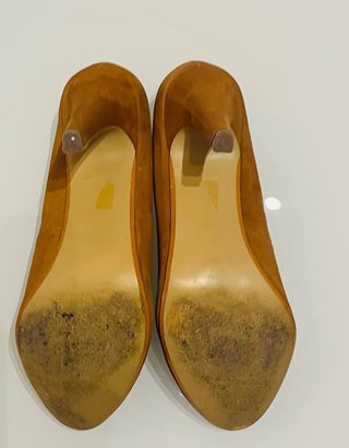 Zapatos de salón Mango color mostaza talla 39