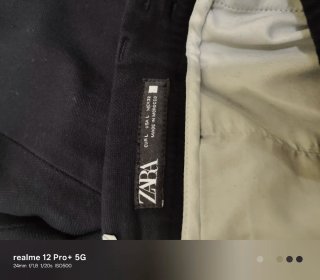 Pantaloni Uomo Zara Neri