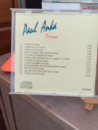 CD Paul Anka Diana