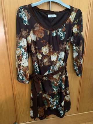 Vestido estampado mujer