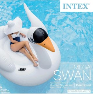Flotador Hinchable Intex Cisne Blanco