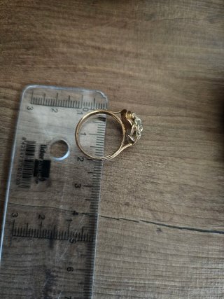 Anillo Vintage Oro 18kt Rosetón Diamantes
