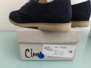 Zapatos niño comunión Clear Azul Talla 36