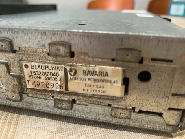 Radio BMW Blaupunkt Bavaria Clásica