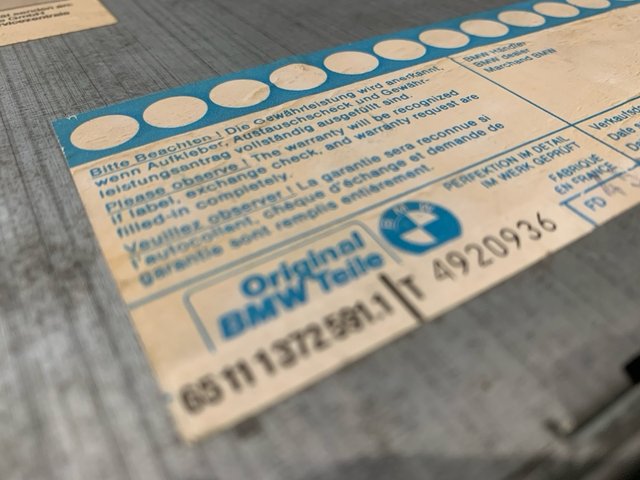 Radio BMW Blaupunkt Bavaria Clásica