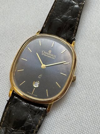 Orologio watch vintage Charmex ellipse quarzo