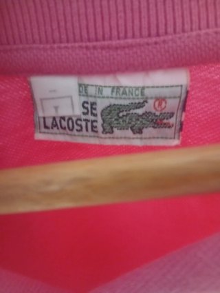 Camiseta Lacoste Rosa