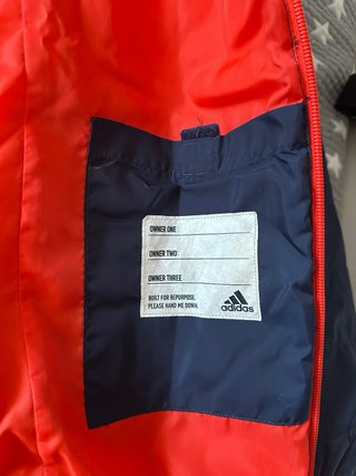 Abrigo Adidas azul marino