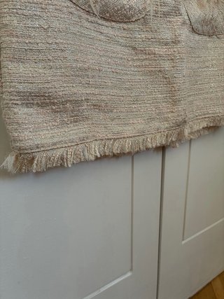 Falda Zara con Flecos Rosa/Oro/Plata