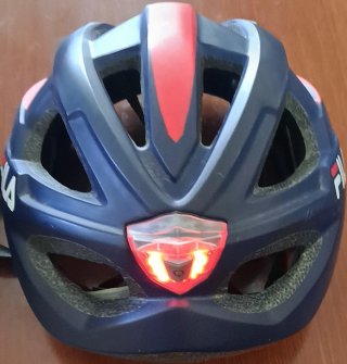 Casco Fila Bicicleta con Luces