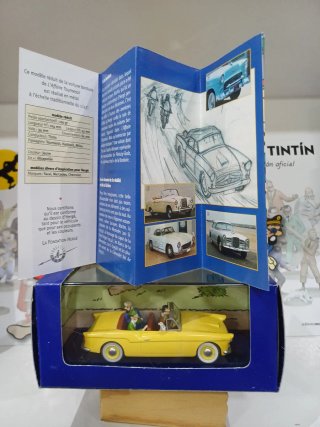 Coche Tintín Descapotable 1/43 Asunto Tornasol