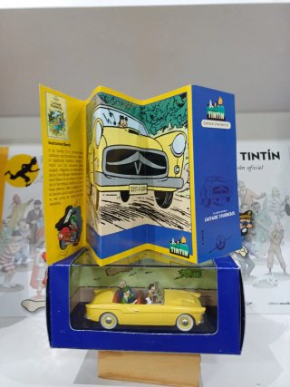Coche Tintín Descapotable 1/43 Asunto Tornasol