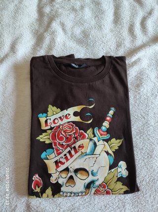 T-shirt donna Nakedshirt manica corta taglia M