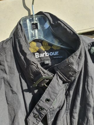 Chaqueta Barbour tipo motorista Negra.
