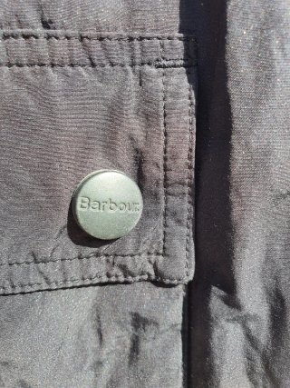 Chaqueta Barbour tipo motorista Negra.