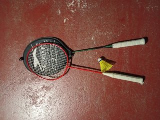Raquetas de bádminton Slazenger con volante