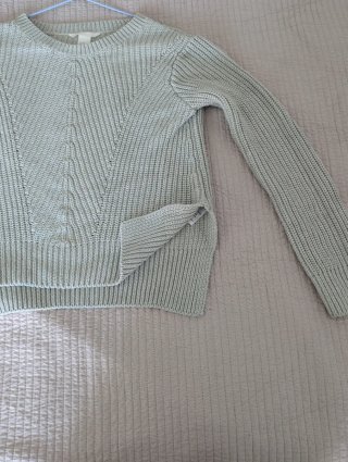 Jersey H&M verde claro talla XS