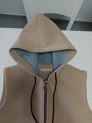 Chaleco tipo neopreno Camel  Talla Única
