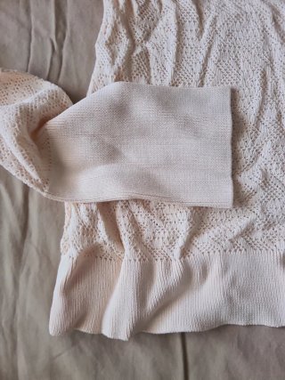 Jersey Zara Hueso con Hombros Fruncidos