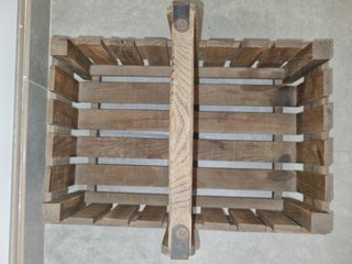 Cesta de madera Flower Garden
