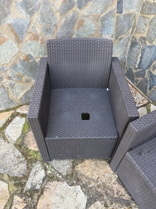 Conjunto 2 sillones y 1 sofá exterior