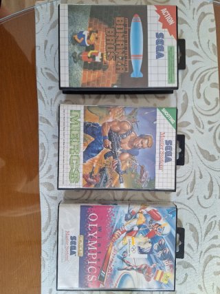 Lote 3 Juegos SEGA Master System