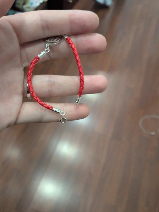 Pulsera Sevilla F.C. Plata y Cuero Cadete