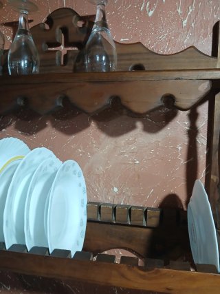Platera rustica de madera