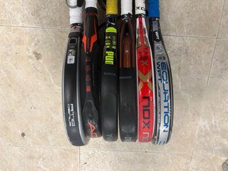 Lote 6 palas de pádel