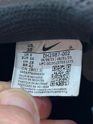 Scarpe Nike nere uomo taglia 44
