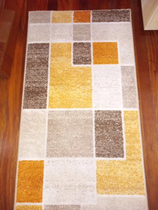 Tappeto da Corridoio Design Geometrico 67 x 250